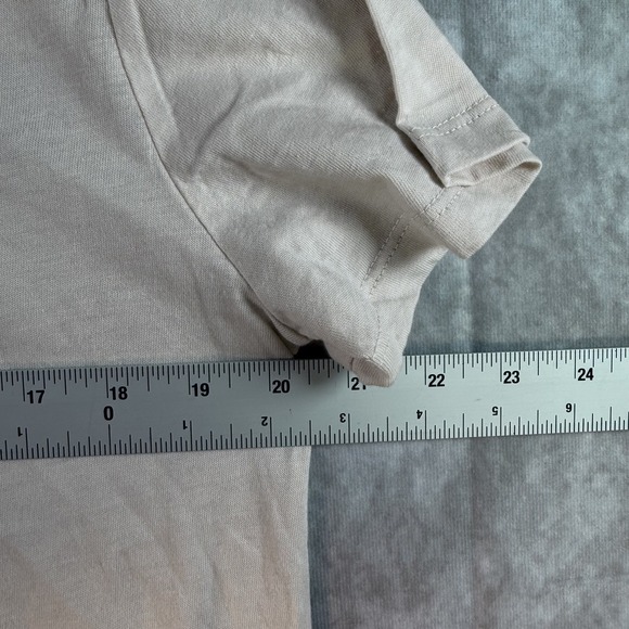 Billabong A/Division Women Large Short Sleeve T-Shirt Cream Grapic Print‎ - Picture 7 of 7